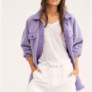 Free People Purple Ruby Jacket